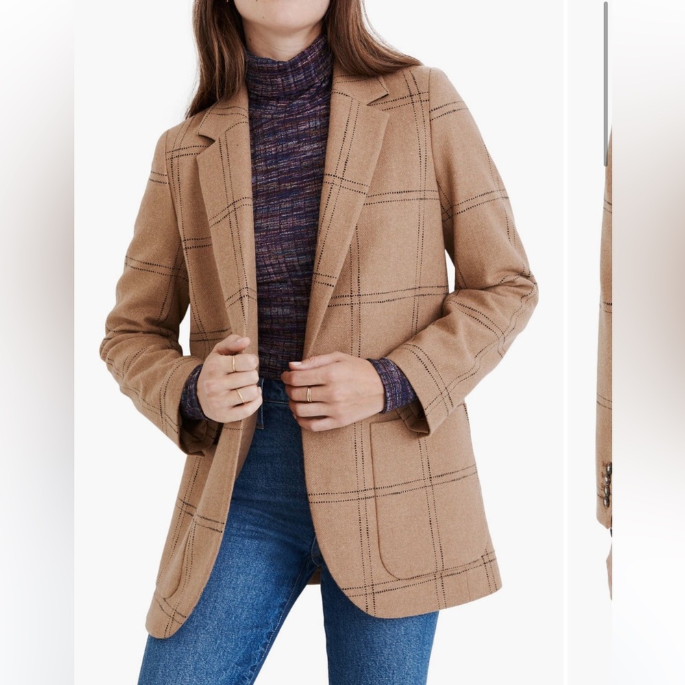 Madewell Larsen windowpane Blazer